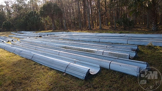 BUNDLE OF MISC SIZED METAL BUILDING SHEETS