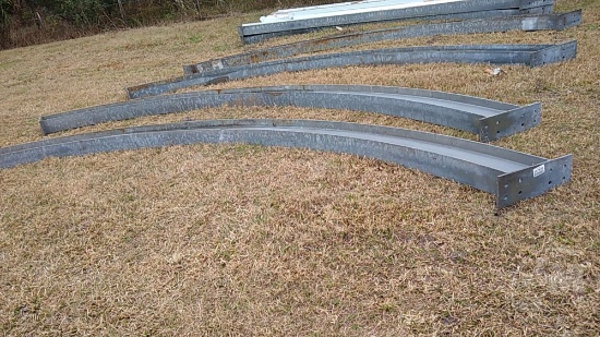QTY (6) METAL BUILDING BEAMS