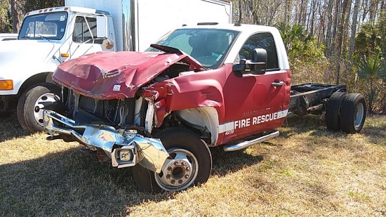 2013 CHEVROLET SILVERADO VIN: 1GB3CZCG9DF175355 1 TON TRUCK