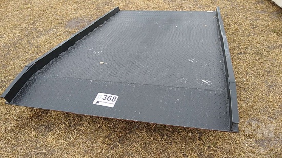 STEEL DOCK PLATE, 8' L X 5' W