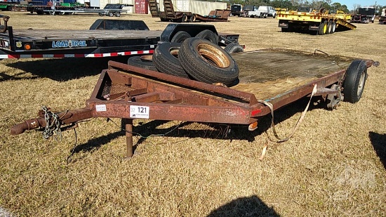 1987 UTILITY TRAILER 7'X16' VIN: NCX701784
