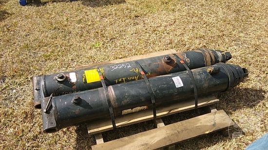 QTY (2) 3 STAGE DUMP CYLINDERS