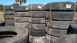 QTY OF (6) 295/75R22.5 COMMERCIAL TRUCK TIRES