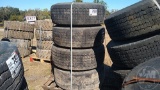 QTY OF (4) 385/65R22.5 COMMERCIAL TRUCK TIRES