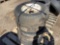 QTY OF (5) VARIOUS SIZE TIRES W/ RIMS