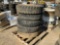 QTY OF (5) 10.00-20 HEAVY DUTY TIRES W/RIM