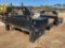 11' STEEL FLATBED WITH TOOLBOXES & BOTTLE JACK CRANE LIFT