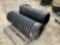 QTY OF (2) CORRAGATED UNDERGROUND PIPES
