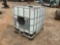 FOOD/BEVERAGE TANK WITH TOP ABD BOTTOM VALVE, METAL CRATE