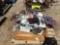 QTY OF MISC STORE RETURNS INCLUDING HAMMER DRILLS, UTILITY CABINET,