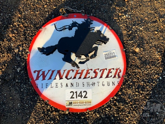 METAL 'WINCHESTER' SIGN