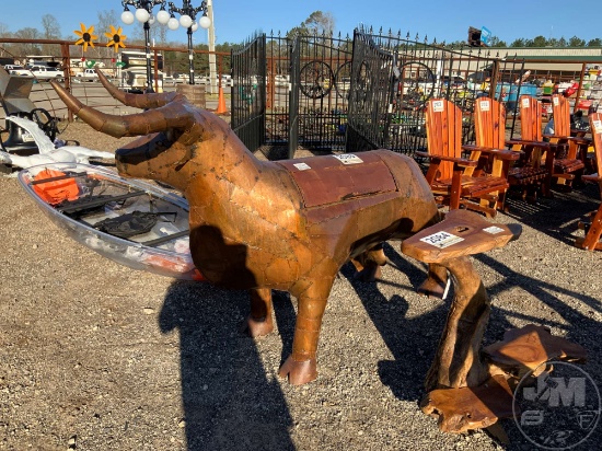 LONGHORN BULL BBQ GRILL