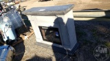 ELECTRIC FIREPLACE W/ MANTLE, ***CONDITION UNKNOWN***