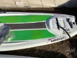 SUN DOLPHIN 10' SEAQUEST PADDLE BOARD, SN: JOK00214B919, WHITE/GREEN, NO