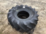QTY OF (1) GOODYEAR 24-16 TIRE, MISC HOSES
