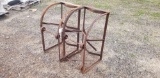 QTY OF (2) BARREL CARTS