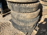 QTY OF VARIOUS SIZE TIRES W/RIM