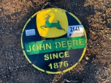 METAL 'JOHN DEERE' SIGN