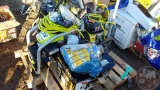 QTY OF (2) RYOBI PRESSURE WASHERS & FLEXIO SPRAY GUN