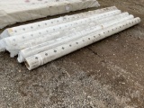 QTY OF (5) ROLLS OF LINOLEUM, MIXED LENGTHS