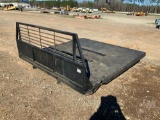 8' FLATBED BODY, HEADACHE RACK