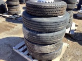 MICHELIN 255/80R22.5 TIRES (4)