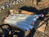 QTY OF ROUND DRIVEWAY MARKER 48