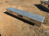 NORTHERN TOOL+EQUIPMENT CHROME DIAMOND PLATED SIDE RAIL TOOL BOX