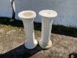 QTY OF (2) PLANT VASE STANDS