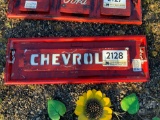 METAL 'CHEVROLET' TAILGATE SIGN