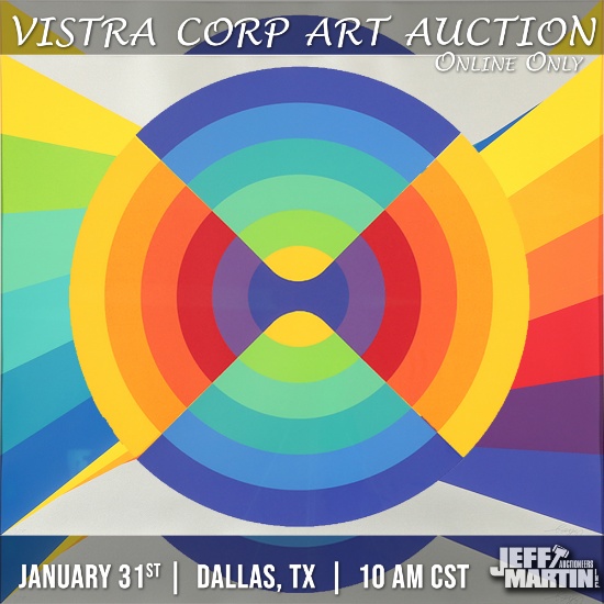 ONLINE ONLY VISTRA CORP ART AUCTION