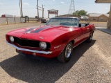 1969 CHEVROLET CAMARO VIN: 124679N649055 CONVERTIBLE