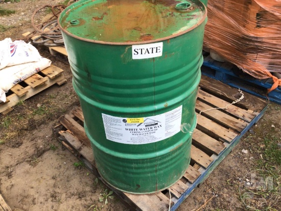 PALLET OF (2) BARRELS OF RIGHT POINTE WHITE WATER WAX
