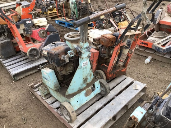 QTY OF (2) WALK BEHIND COMCRETE SAWS