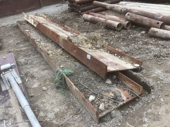 QTY OF (2) STEEL I BEAMS