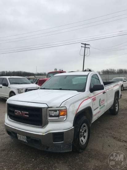 2014 GMC SIERRA REGULAR CAB PICKUP VIN: 1GTN1TEH4EZ405557