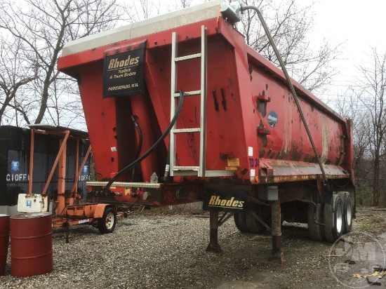 2014 RHODES RSS2660-2 26' STEEL  DUMP TRAILER VIN: 1A9SD2625EP432569