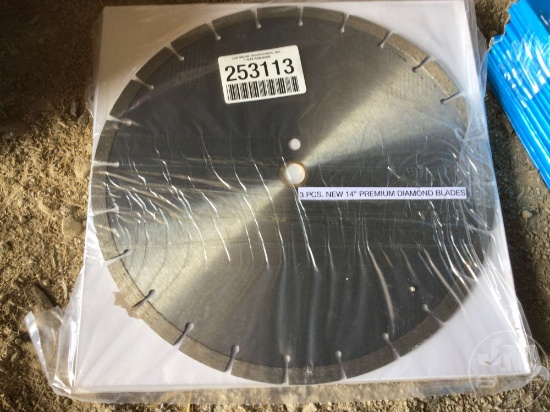 (UNUSED) 3 PC 14" PREMIUM DIAMOND BLADES