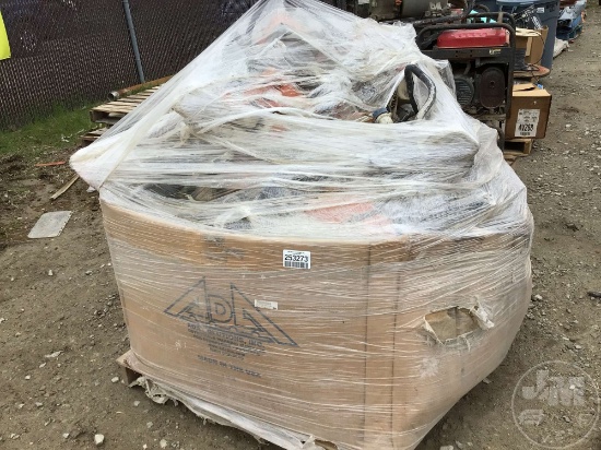 PALLET OF CONCRETE SAWS, MISSING PARTS