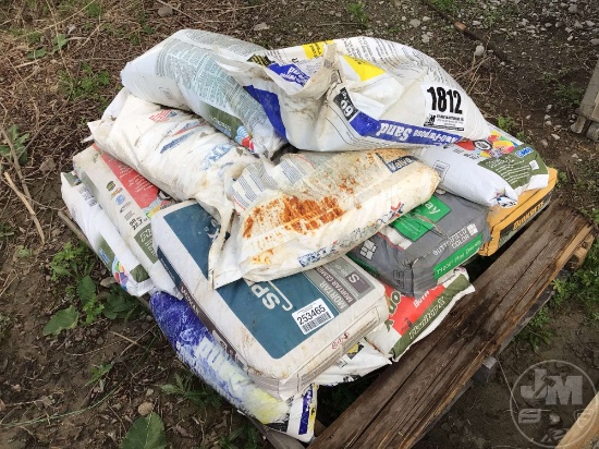 PALLET OF MORTAR MIX BAGS
