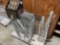 QTY OF (2) ROLLING STORAGE CARTS, (1) ROLL STORAGE STAND,