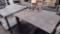 QTY OF (2) STEEL SHOP TABLES, (1) 48.5