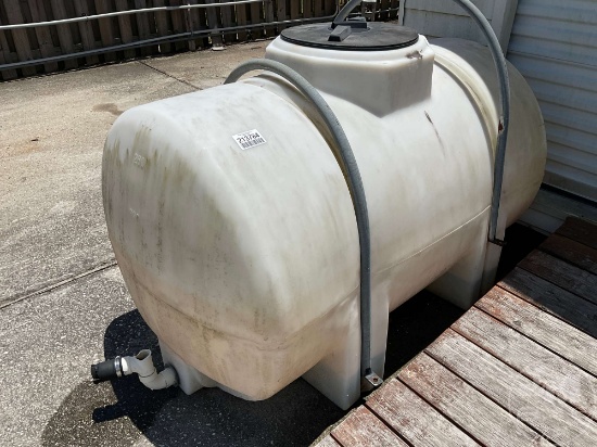 300 GAL POLY TANK, TOP FILL