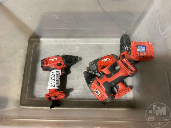 QTY OF (4) HILTI HAND TOOLS