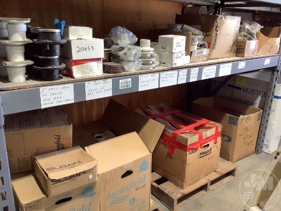 SHOWER DRAINS, 4"X3" CLOSET FLANGE, TOILET TANKS, TOILET BOWLS