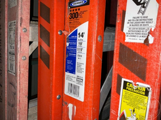 VARIOUS 14' A FRAME LADDERS