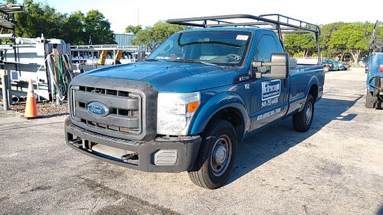 2015 FORD F-250 REGULAR CAB 3/4 TON PICKUP VIN: 1FTBF2A61FEC16747