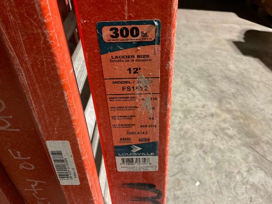 VARIOUS 12' A FRAME LADDERS