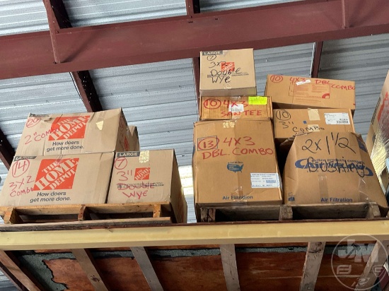 MISC SIZE PVC PIPE FITTINGS
