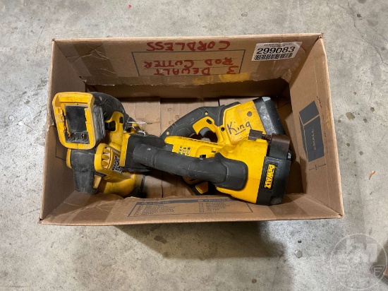 DEWALT QTY OF (3) ALL THREAD CUTTERS